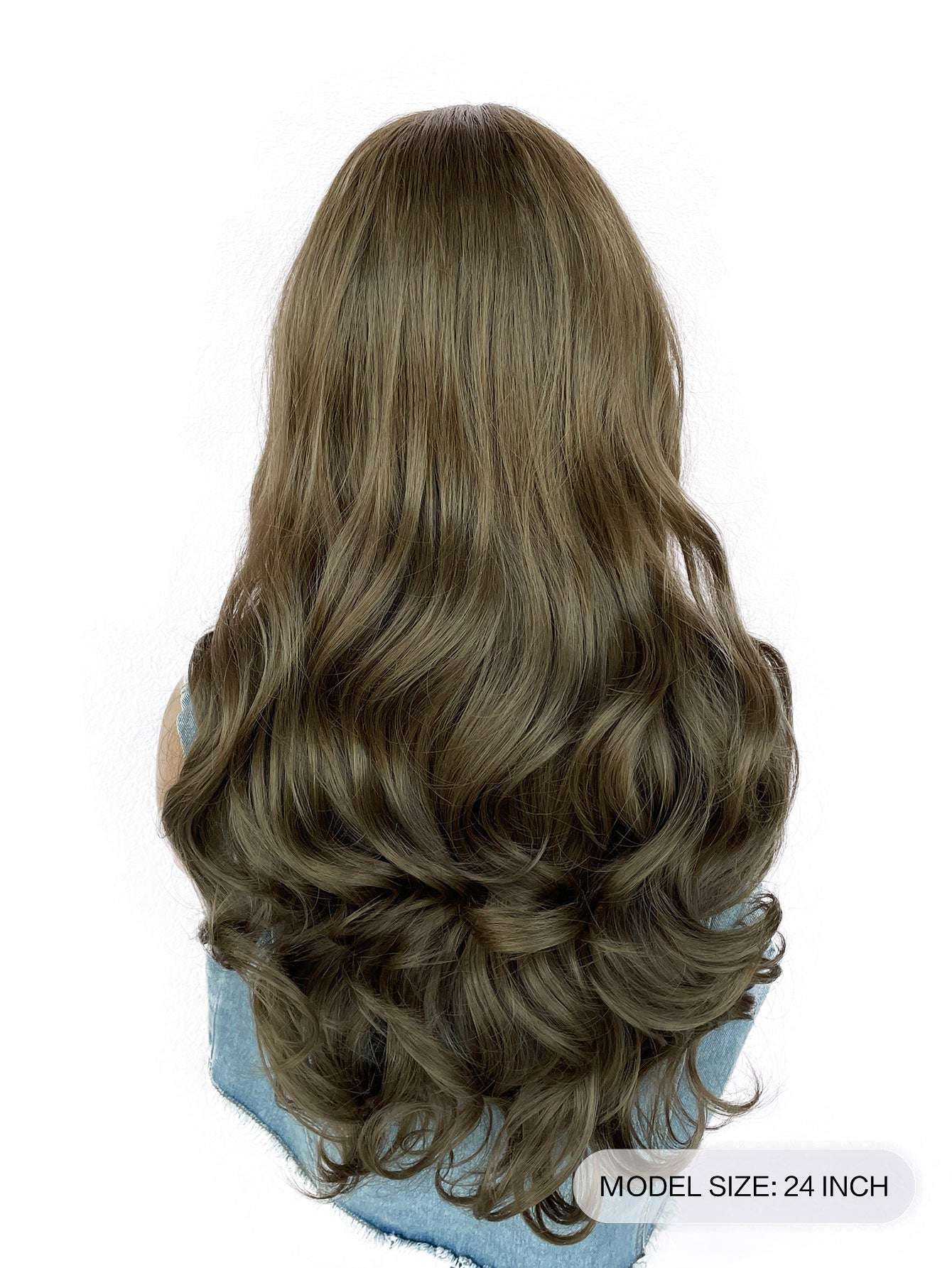 Heat Resistant Fiber Hair Wigs, brown ombre wig 24”, (colour #4/b10),  Daily Cosplay Party