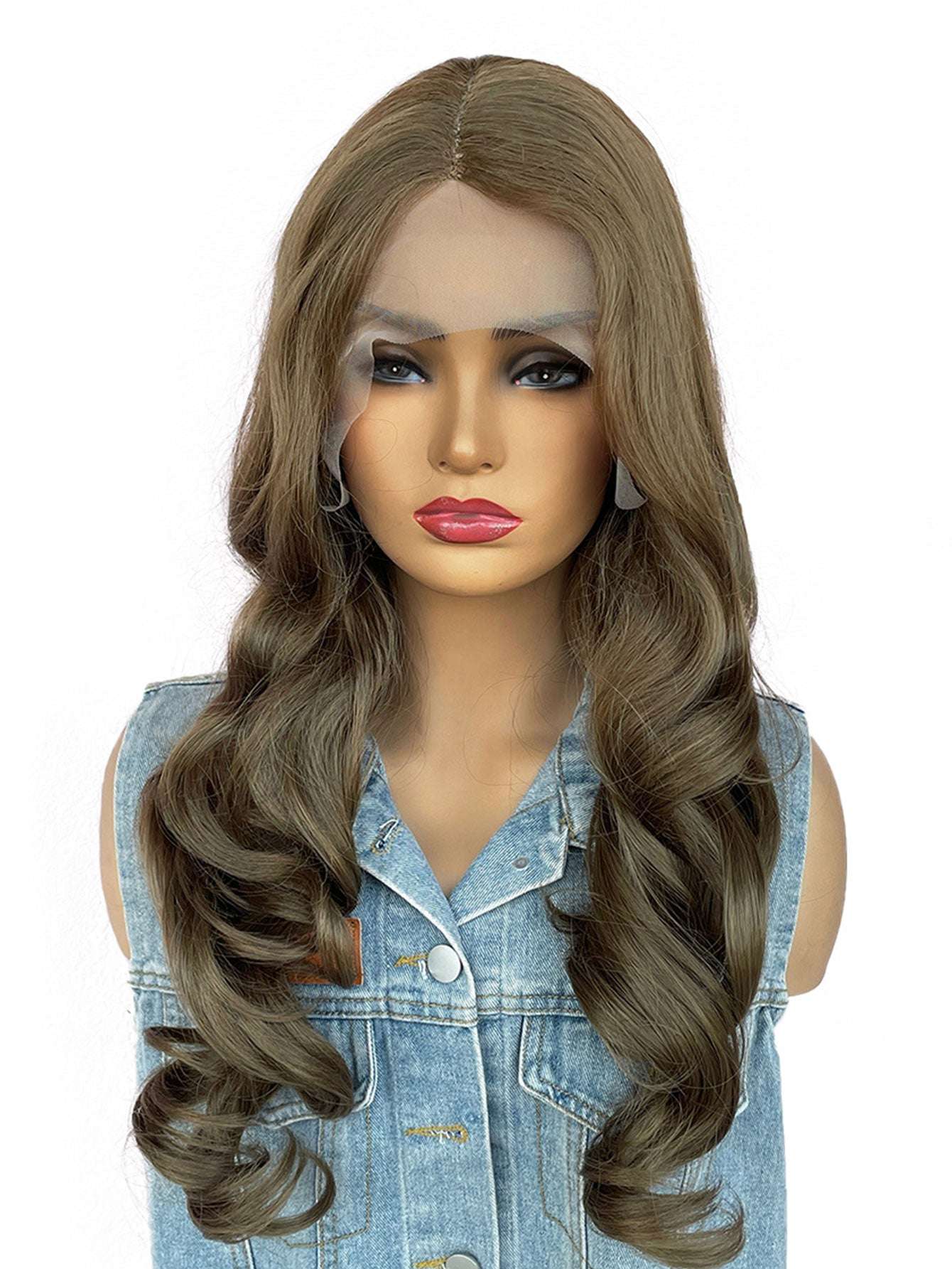 Heat Resistant Fiber Hair Wigs, brown ombre wig 24”, (colour #4/b10),  Daily Cosplay Party