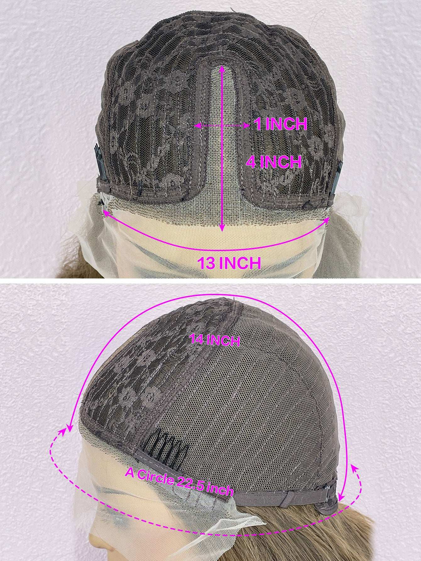 Heat Resistant Fiber Hair Wigs, brown ombre wig 24”, (colour #4/b10),  Daily Cosplay Party