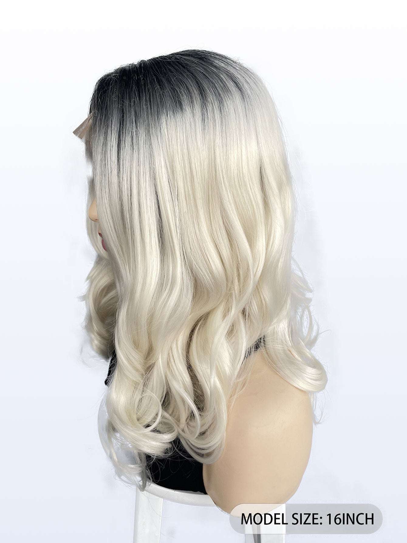 Women Long Bady wave  Synthetic Wig Heat Resistant Fiber Hair Wigs Perfect for Halloween & Costume Parties, Colorful, Double Clip, Daily Wear