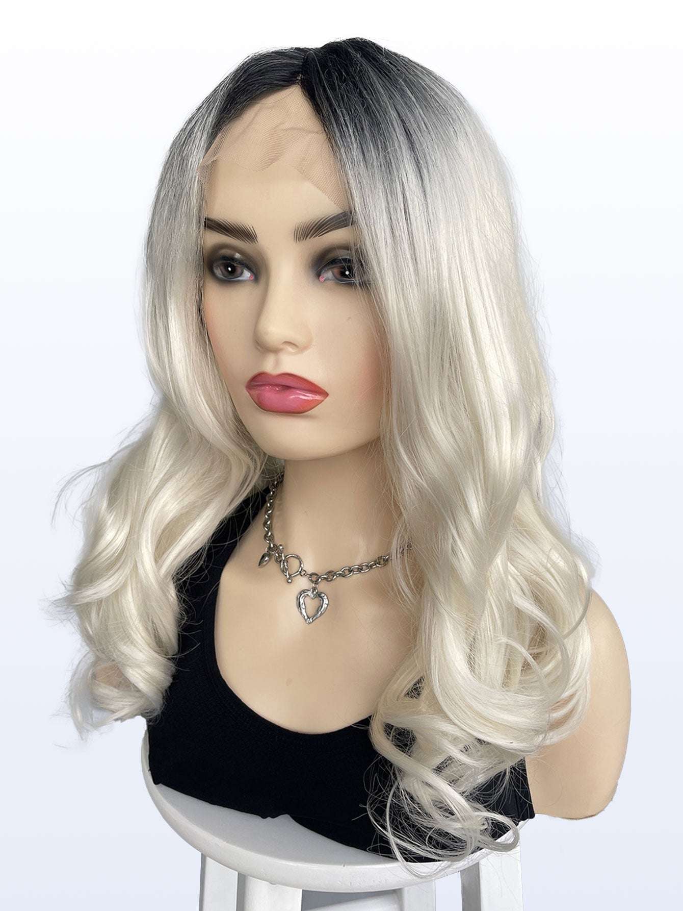 Women Long Bady wave  Synthetic Wig Heat Resistant Fiber Hair Wigs Perfect for Halloween & Costume Parties, Colorful, Double Clip, Daily Wear