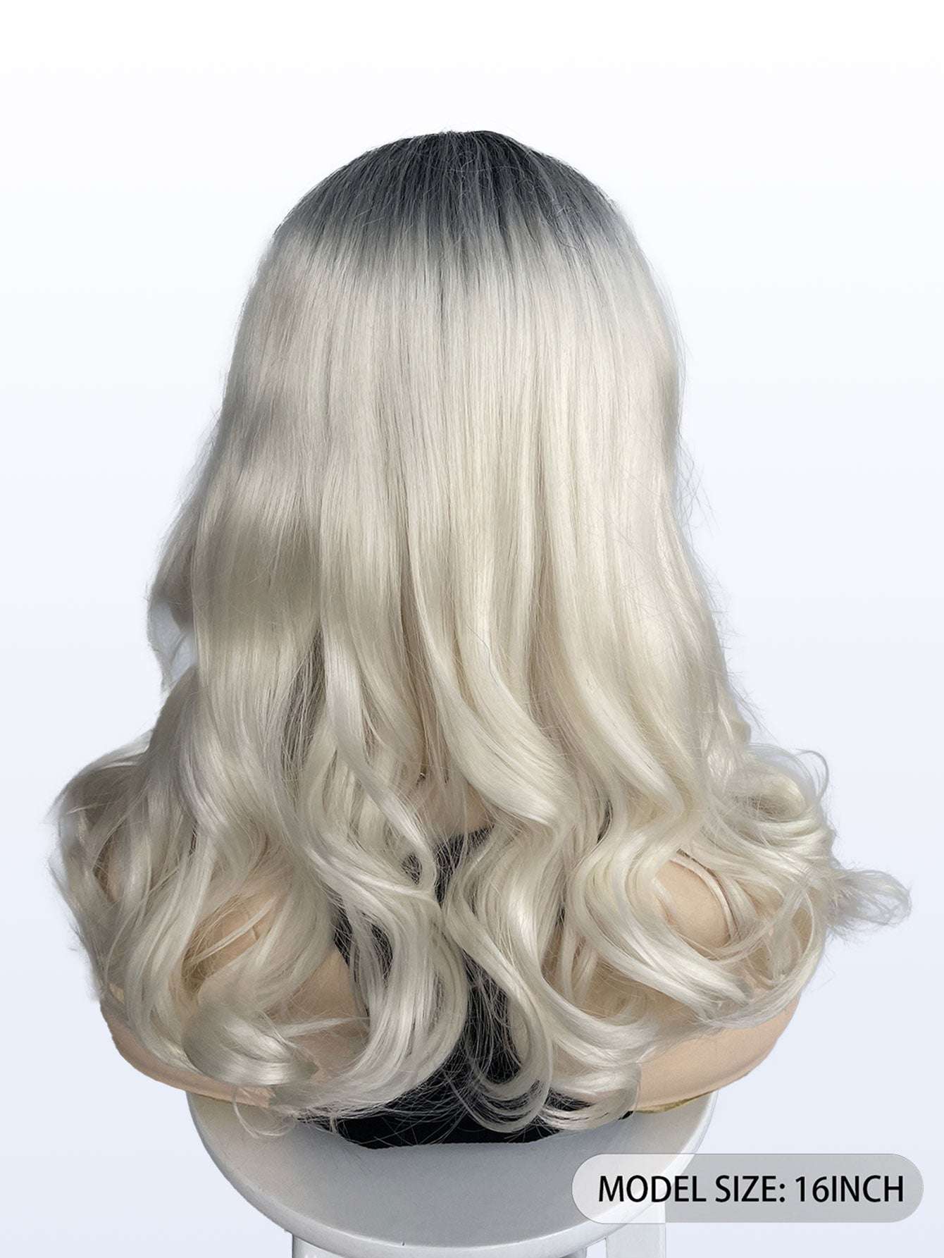 Women Long Bady wave  Synthetic Wig Heat Resistant Fiber Hair Wigs Perfect for Halloween & Costume Parties, Colorful, Double Clip, Daily Wear