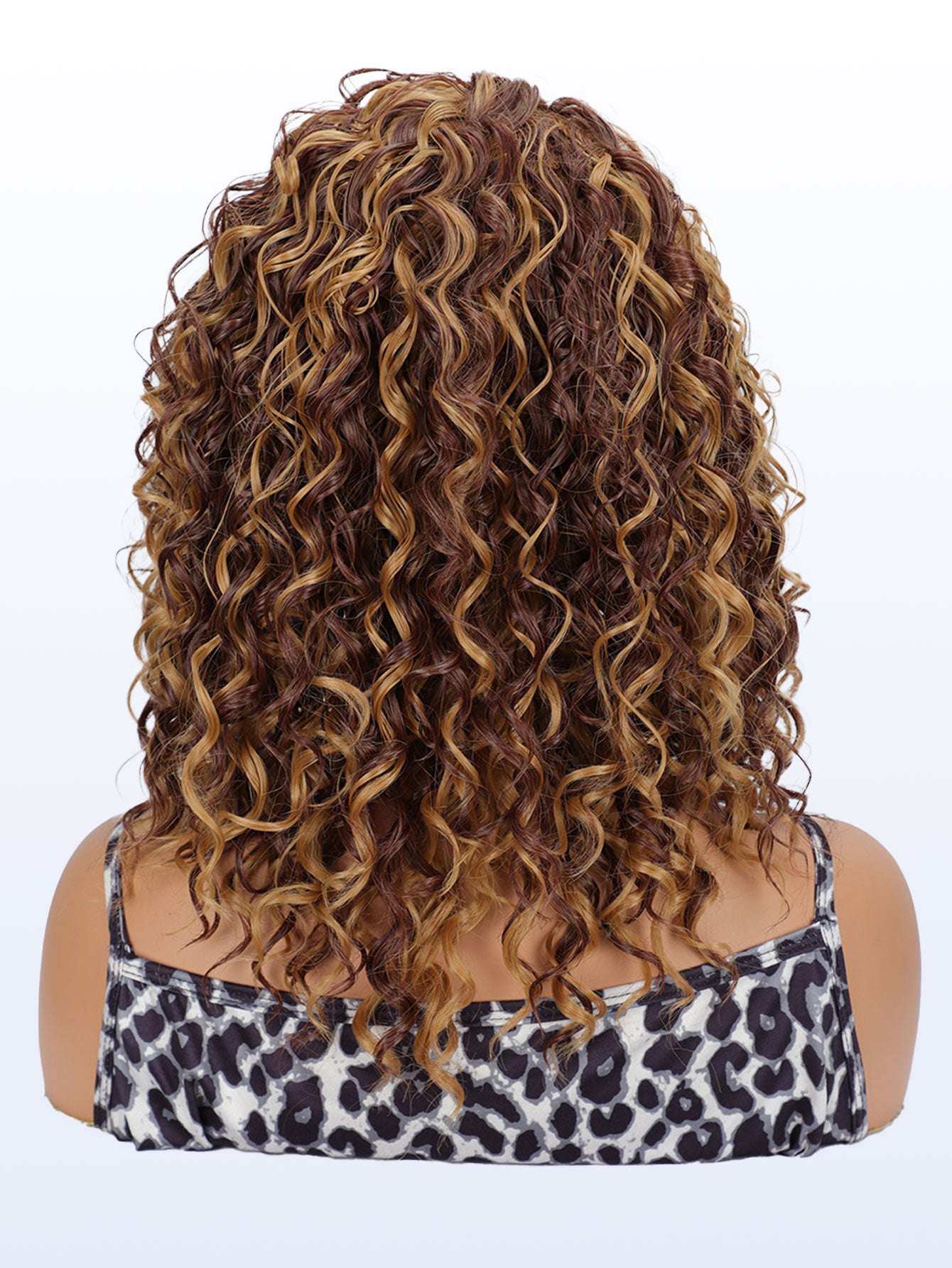 Virgin Brazilian Peruvian Water Wave Heat Resistant Fiber Hair Wigs 13X4 HD Transparent Lace Sealing African Roll Short Bow Daily Cosplay Party