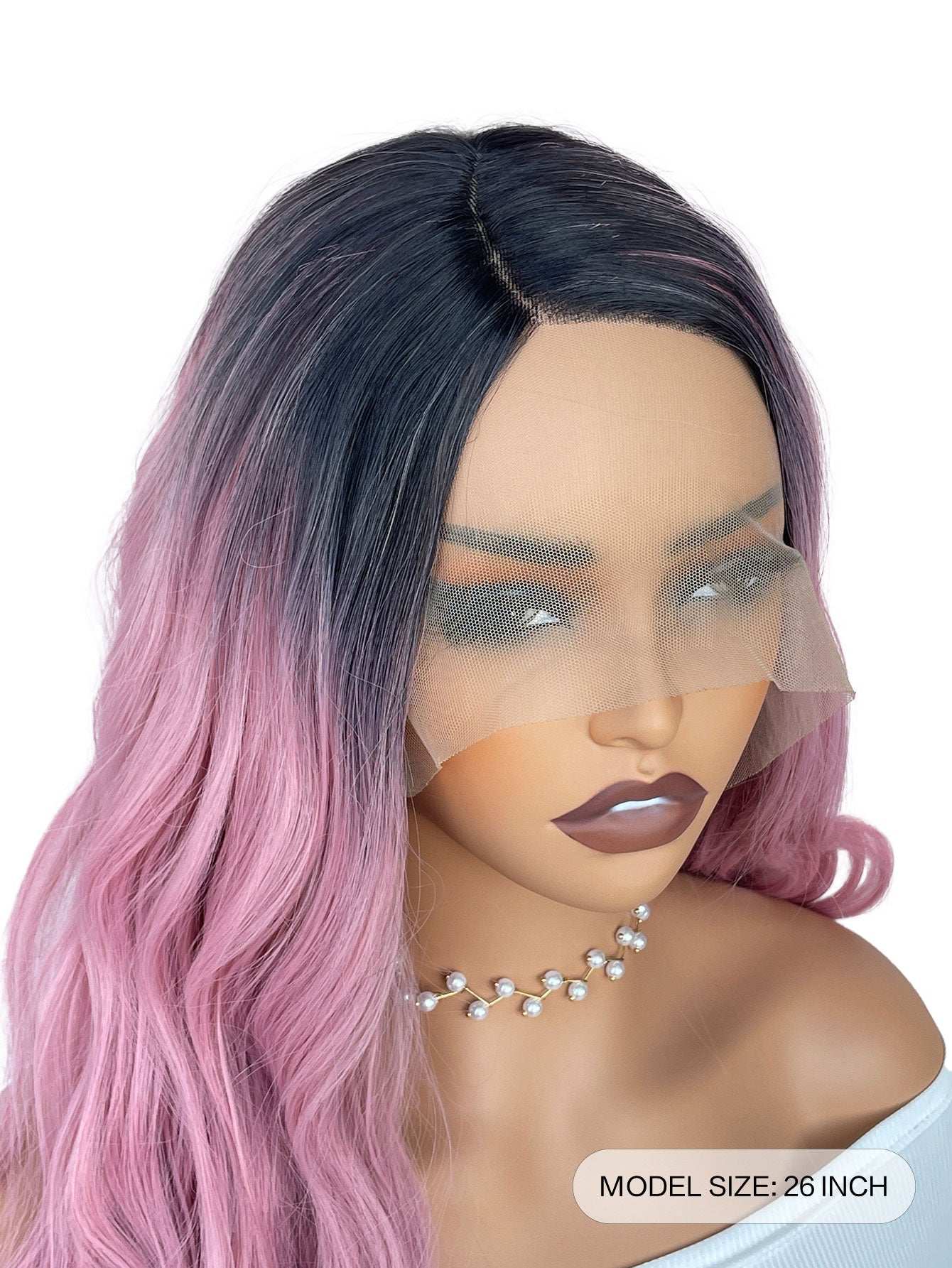 Women Long Wavy Synthetic Wig Heat Resistant Fiber Hair Wigs Daily Cosplay Party