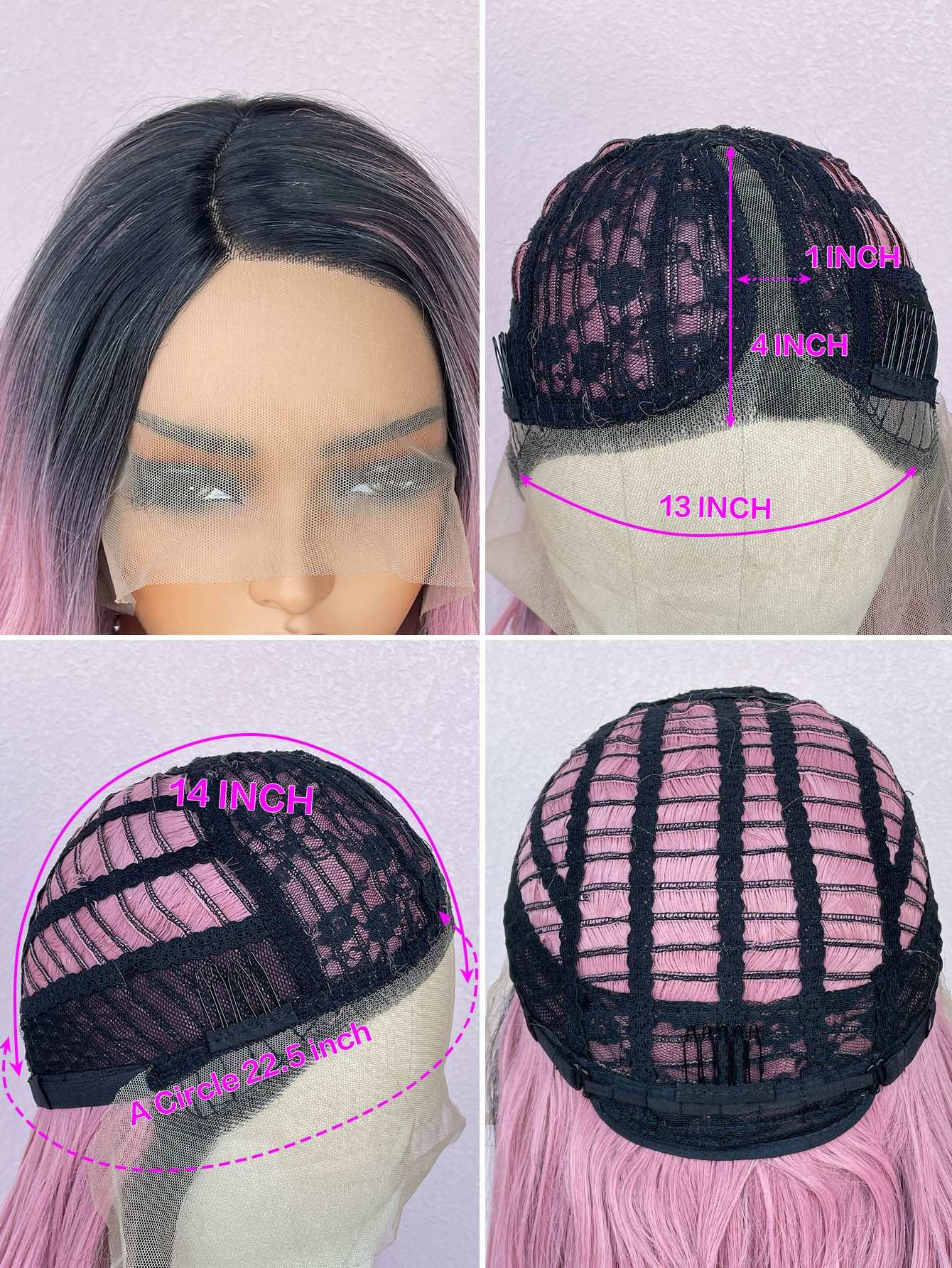 Women Long Wavy Synthetic Wig Heat Resistant Fiber Hair Wigs Daily Cosplay Party