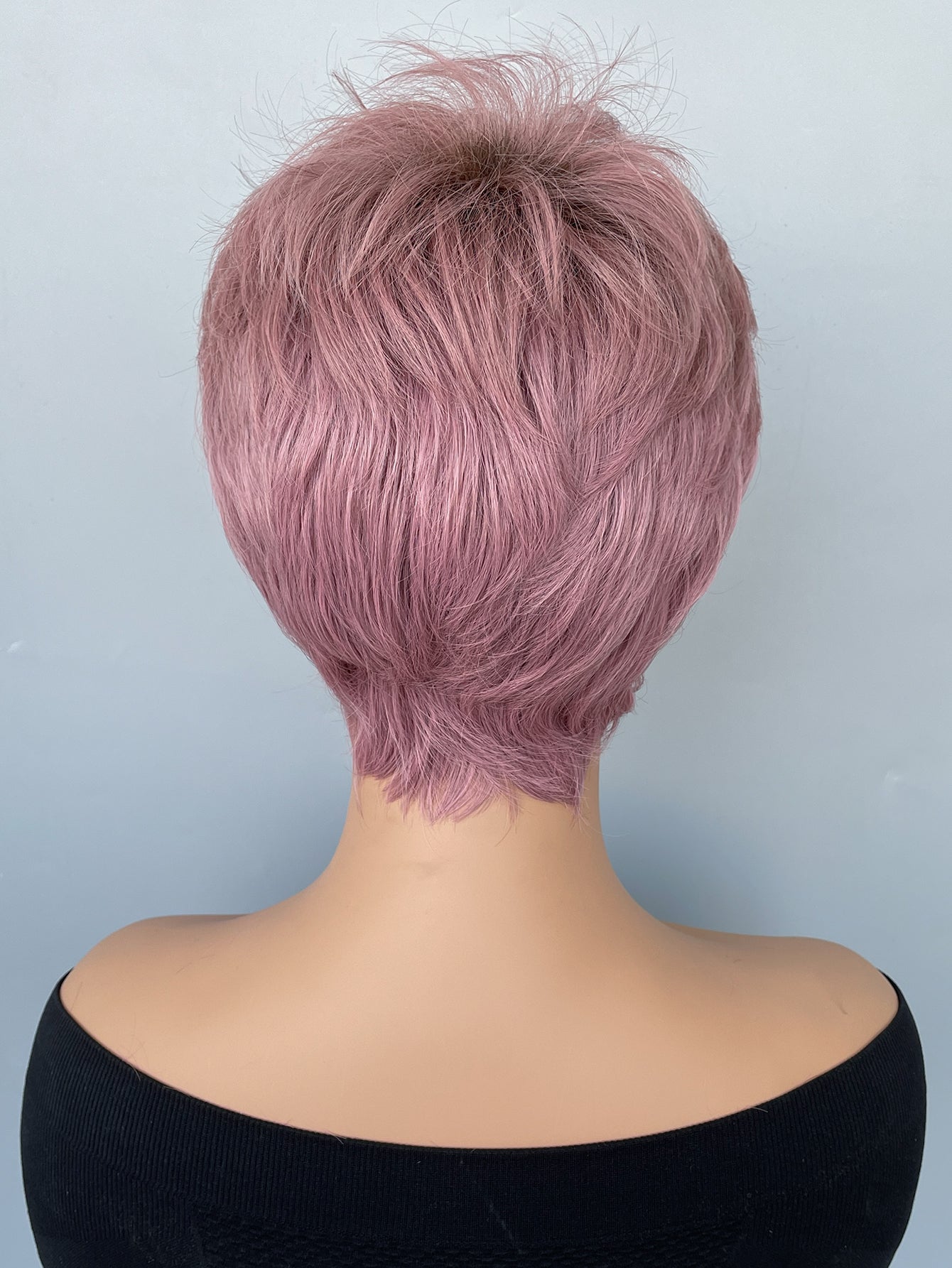 Youthful girl multi - colored wig - Fluffy, heat - resistant synthetic realistic hair strands, with multiple colors to choose from