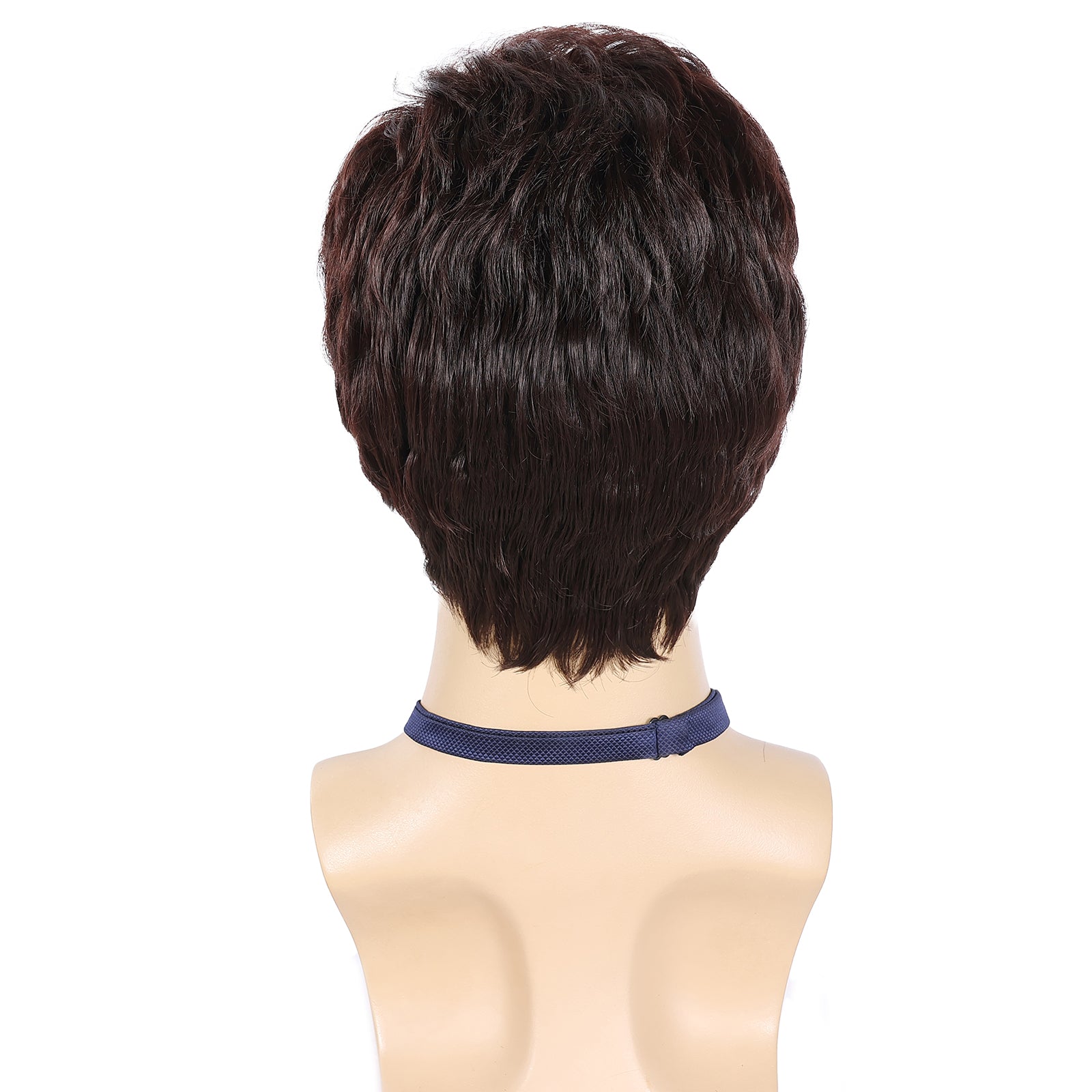 Middle-Aged Men's Wig – Heat-Resistant Material, Natural Gray Coverage