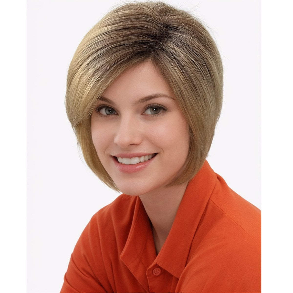 Women's Blonde Bob Wigs Short Curly Synthetic Wig for a Youthful Look