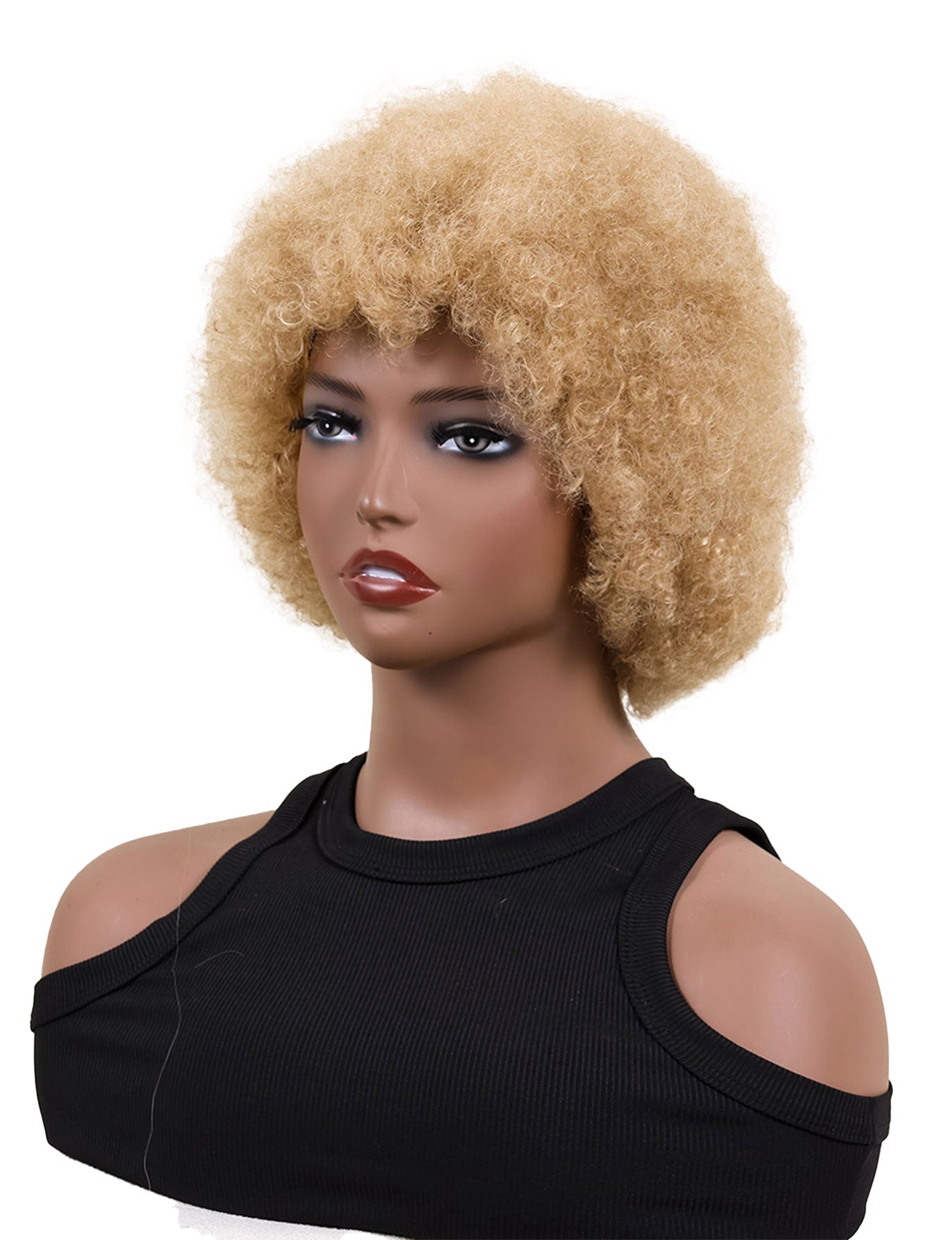 Vibrant Colorful Girls Heat-Resistant Wig -African curly hair High-Quality Synthetic Hair, Wholesale & Retail Available