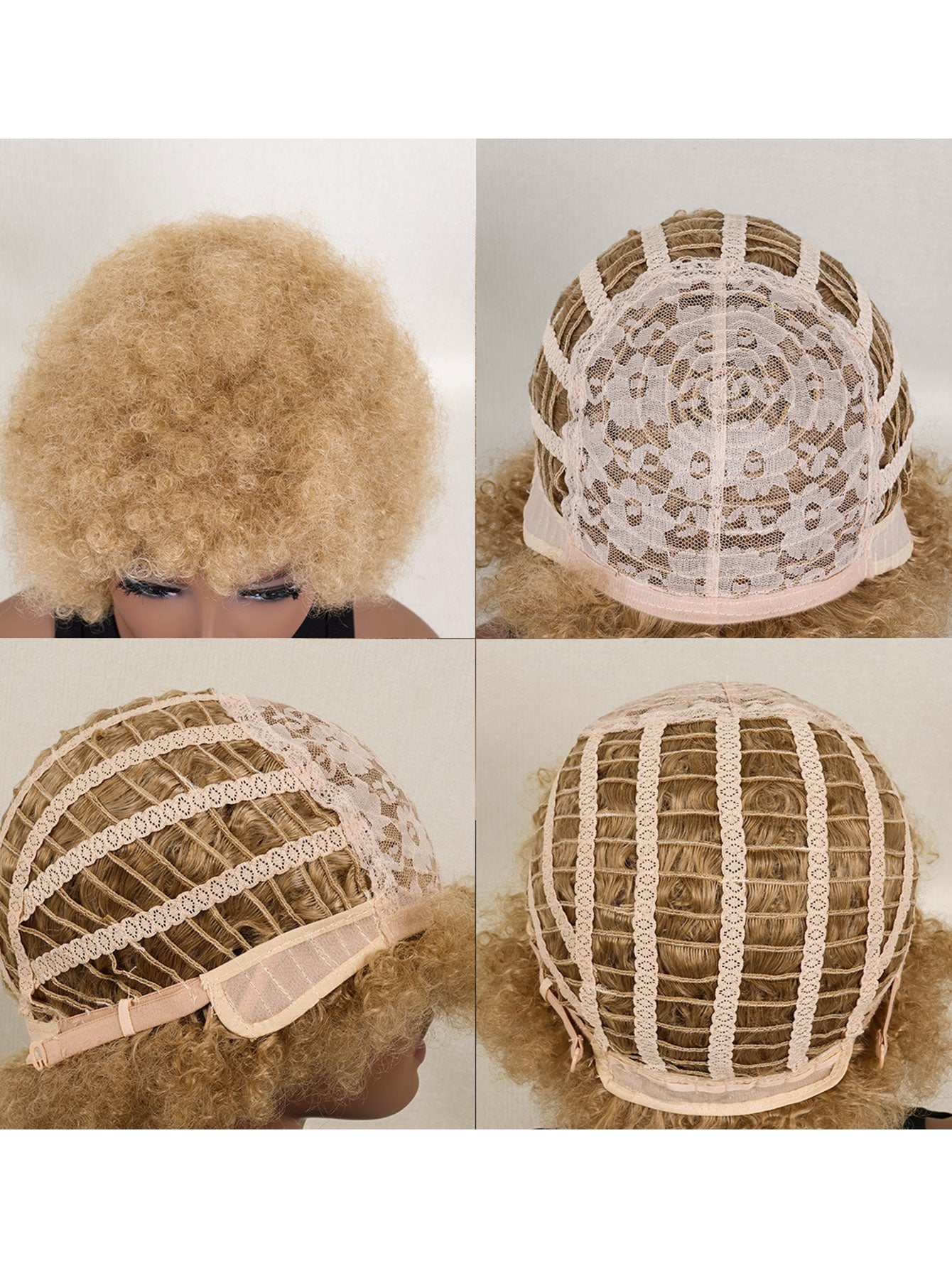 Vibrant Colorful Girls Heat-Resistant Wig -African curly hair High-Quality Synthetic Hair, Wholesale & Retail Available