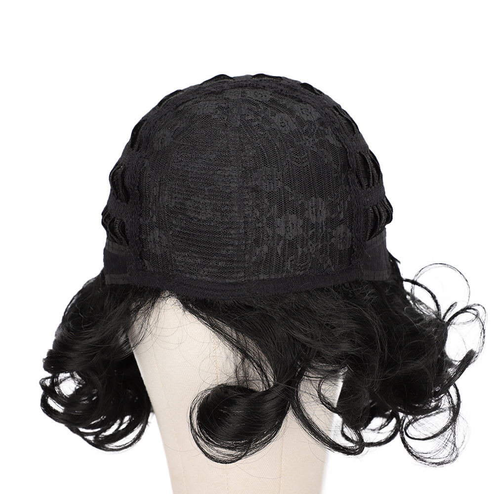 Men's Costume Wig  Fluffy Short Curly Wig for Halloween Cosplay Costume Wig