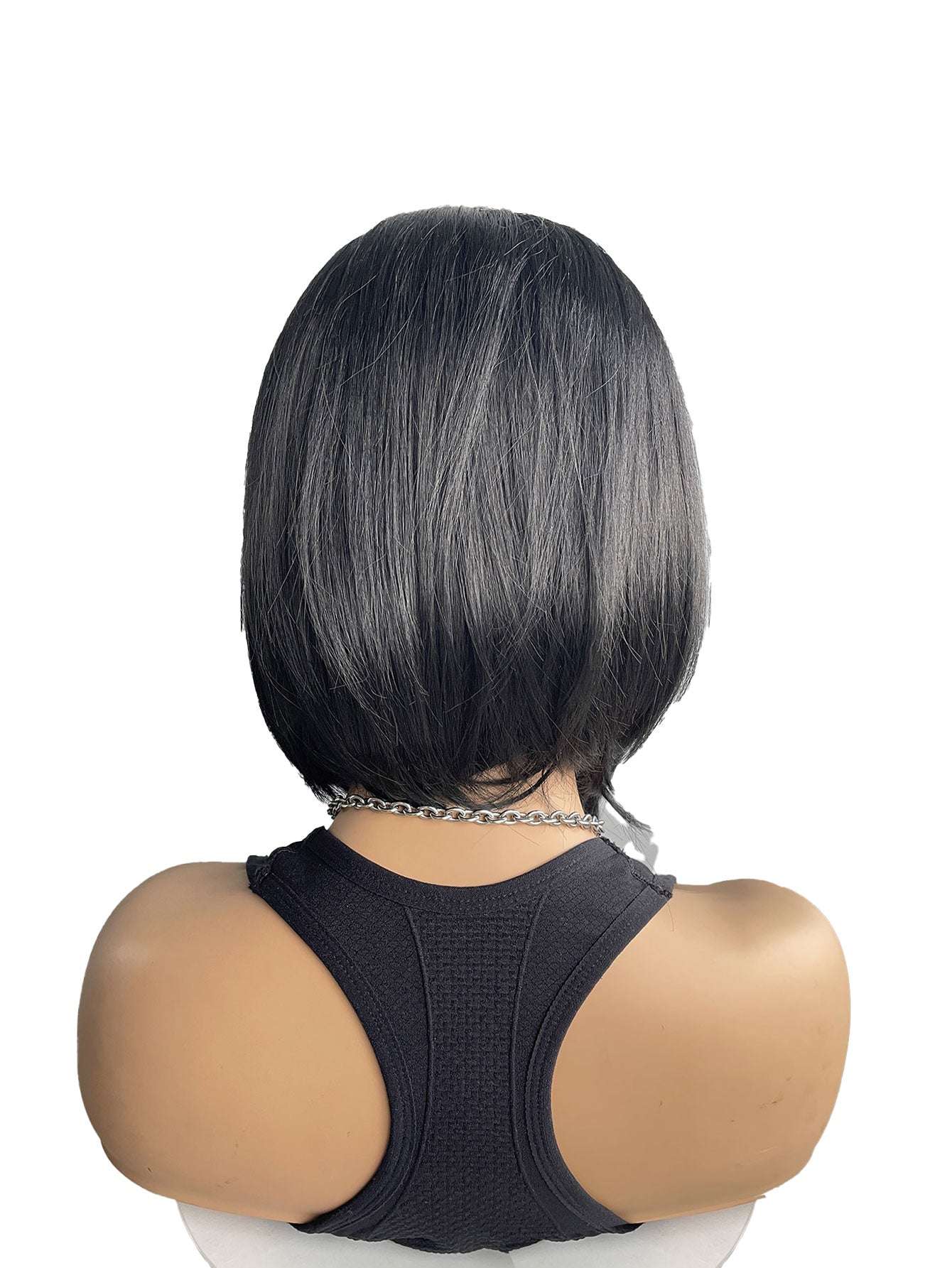 Resistant Short Bob Synthetic Lace Front Wig 10" - Fashionable & Versatile for All Occasions