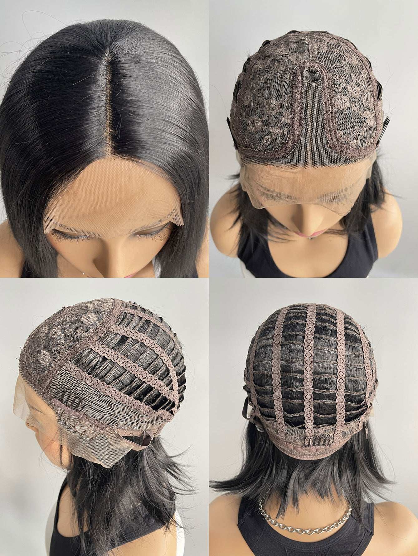 Resistant Short Bob Synthetic Lace Front Wig 10" - Fashionable & Versatile for All Occasions