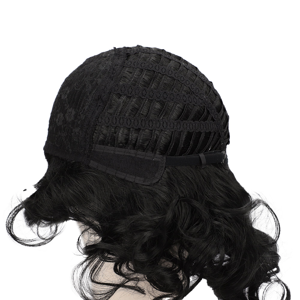 Men's Costume Wig  Fluffy Short Curly Wig for Halloween Cosplay Costume Wig