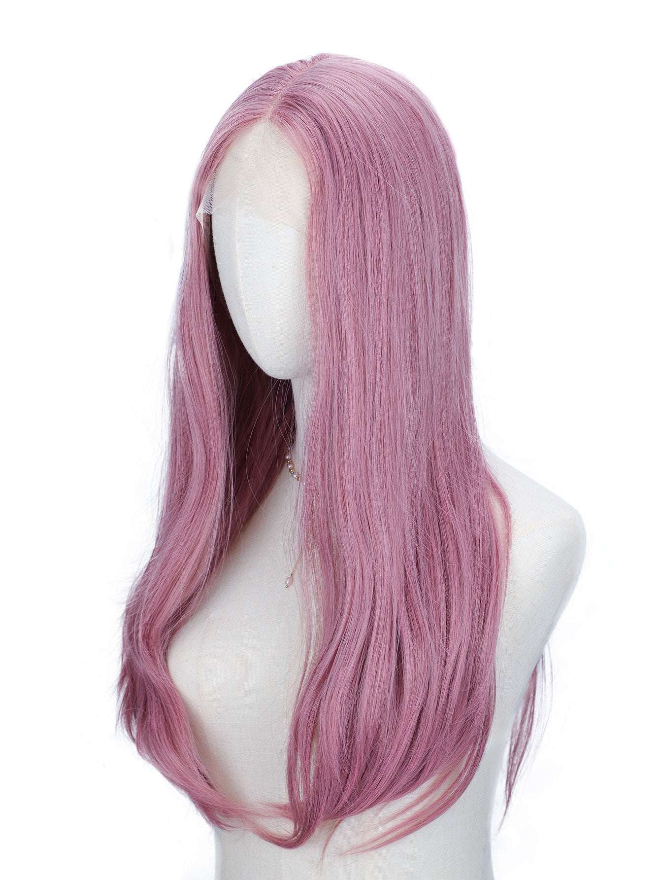 13x4x1 Lace Front Wig - Heat-Resistant Synthetic Hair, Pre-Cut, 200% Density, Wear and Go for Straight Hair