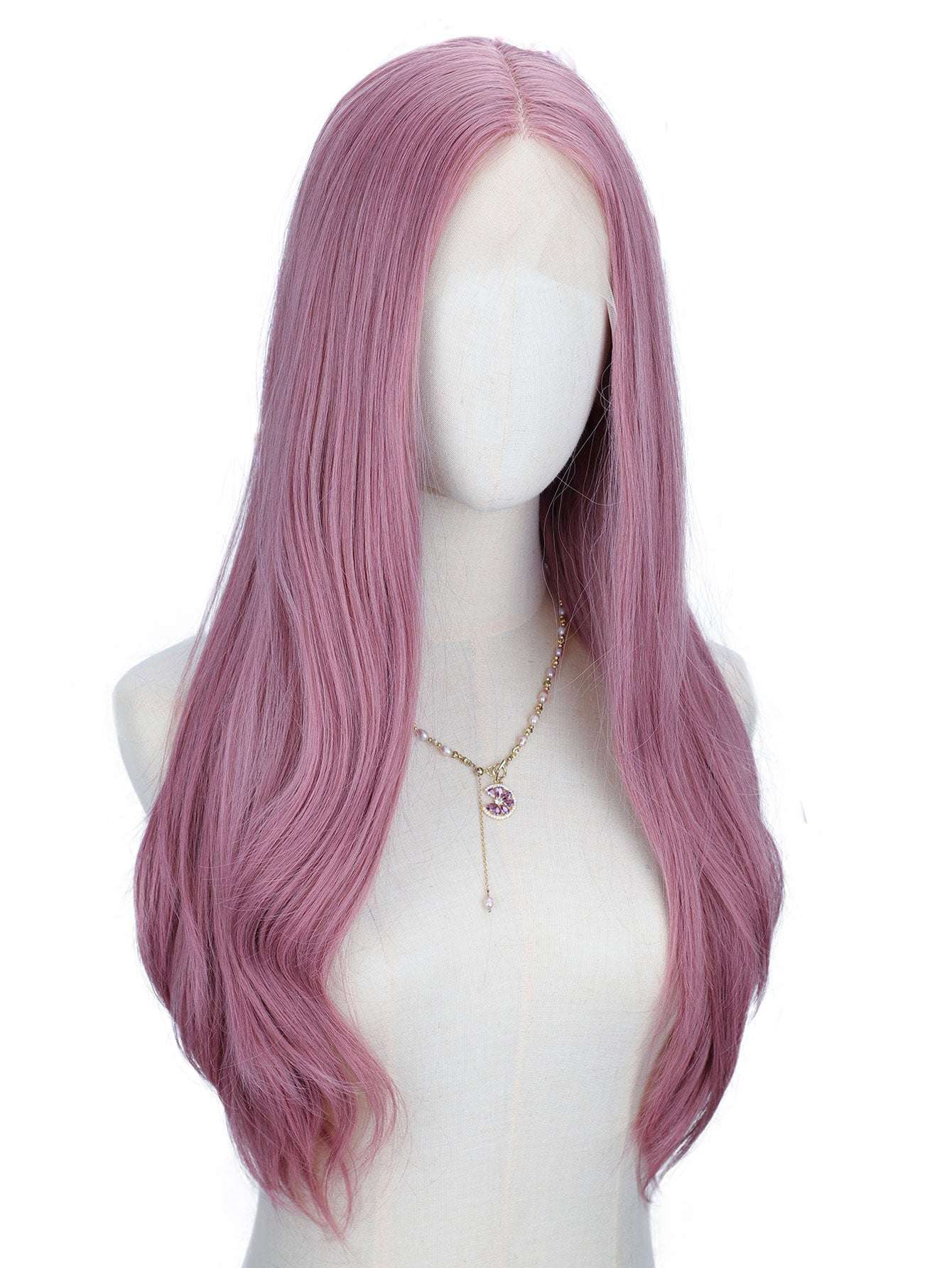 13x4x1 Lace Front Wig - Heat-Resistant Synthetic Hair, Pre-Cut, 200% Density, Wear and Go for Straight Hair