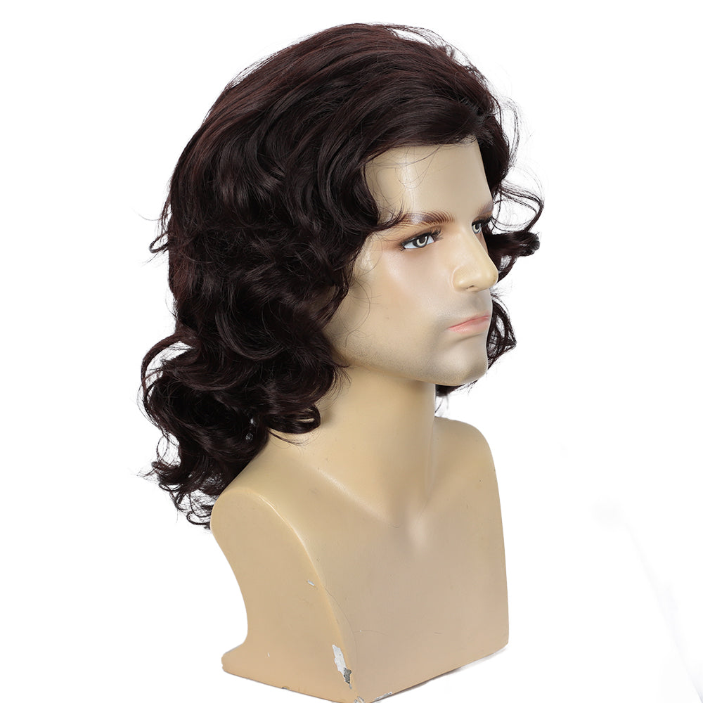 Men's Costume Wig  Fluffy Short Curly Wig for Halloween Cosplay Costume Wig