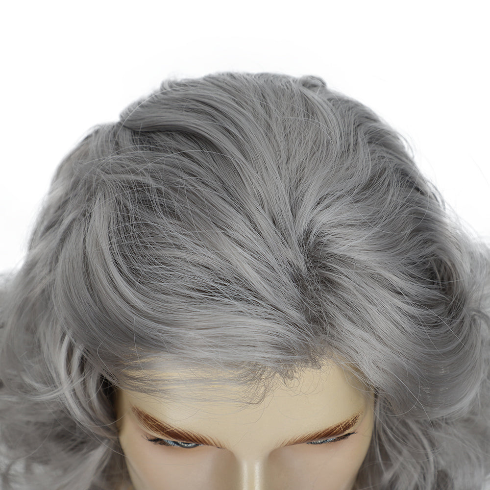 Men's Costume Wig  Fluffy Short Curly Wig for Halloween Cosplay Costume Wig