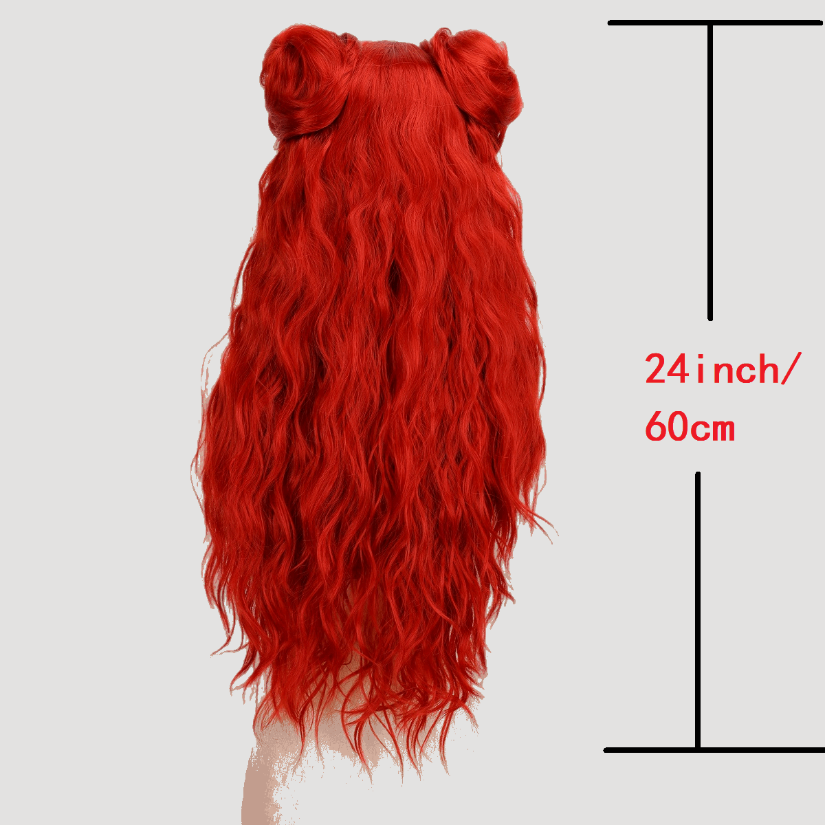 Cosplay wig of Red, the female lead in the movie Disney Descendants 4: The Rise of Red