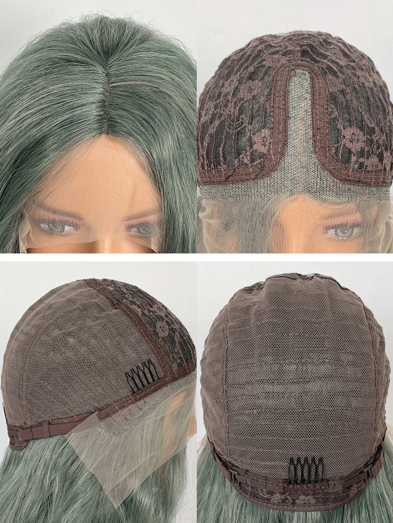 Green Pixie Long Wig Vibrant Green 200% Body Wave Wig  - High-Density Synthetic Hair for Women, Fashionable and Natural Look, Available