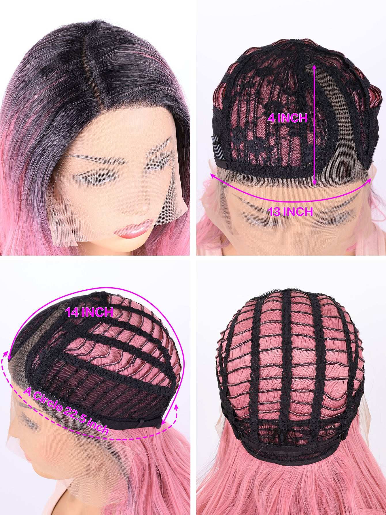 13x4 HD Lace Wig – Heat-Resistant Synthetic Fiber for Daily Wear