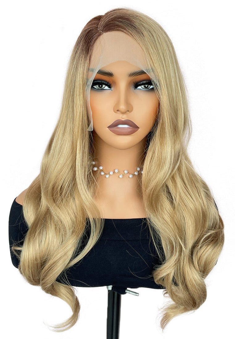 Wholesale 13x4 HD Lace Wig – Heat-Safe Fiber, Smooth & Stylish