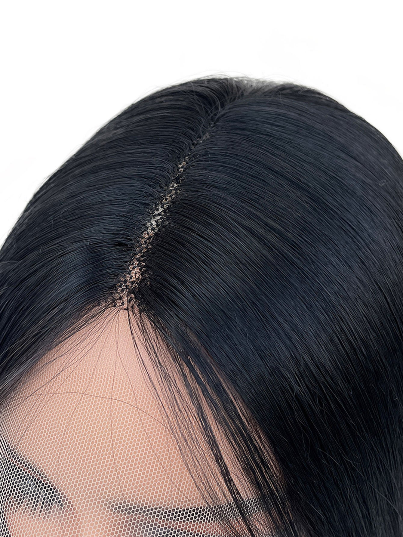 13*4*1 T-Part  1b# Synthetic Lace Front Wig Super Long Straight  Women Daily Wear