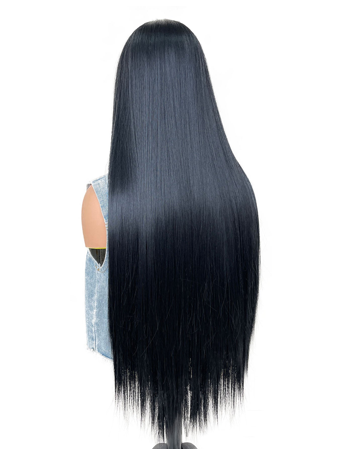 13*6 Fluffy, heat - resistant synthetic realistic hair HD Lace Front Super Long Straight strands multiple colors to choose from