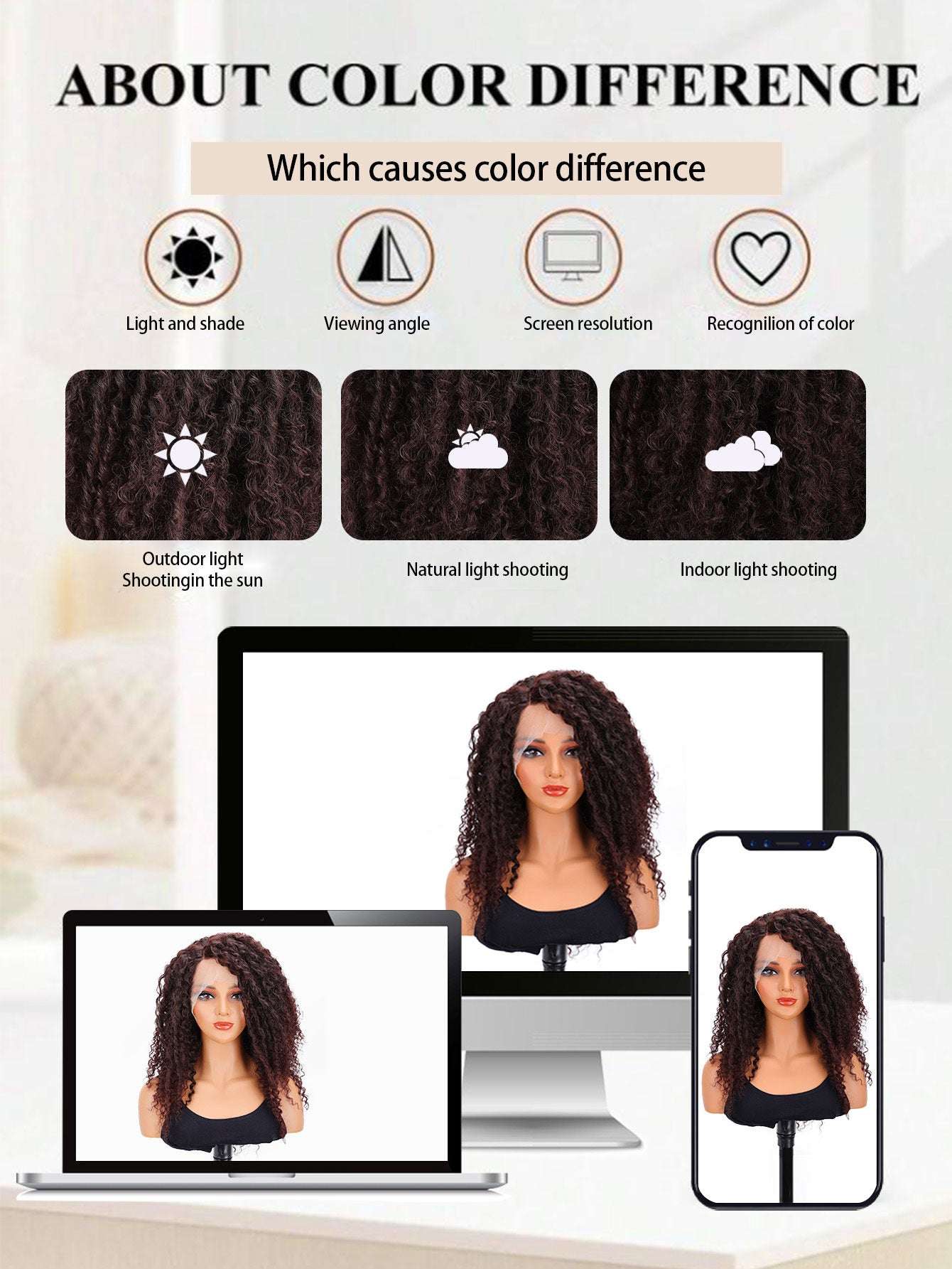 African Personalized Textured Styled Curls: Your Perfect Fit for Every Mood - Heat-Resistant Smooth Synthetic Hair,  Suitable for Wholesale and Retail