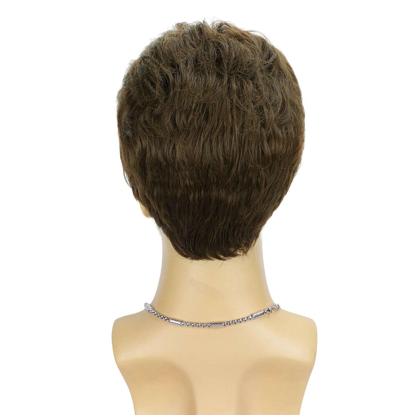 Tangle-Free Men's Wig – Durable Heat-Resistant Synthetic Hair