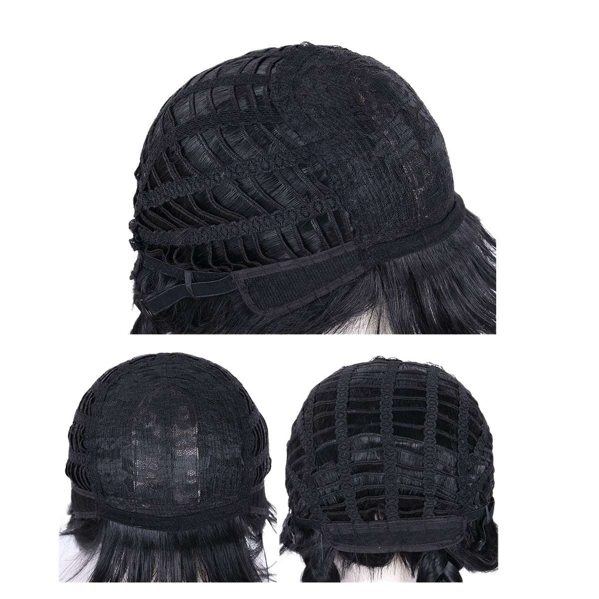 Wednesday Black Braided Wig With Bangs Long Braid Wig Cosplay Halloween Costume Wigs For Women Addams cosplay wig