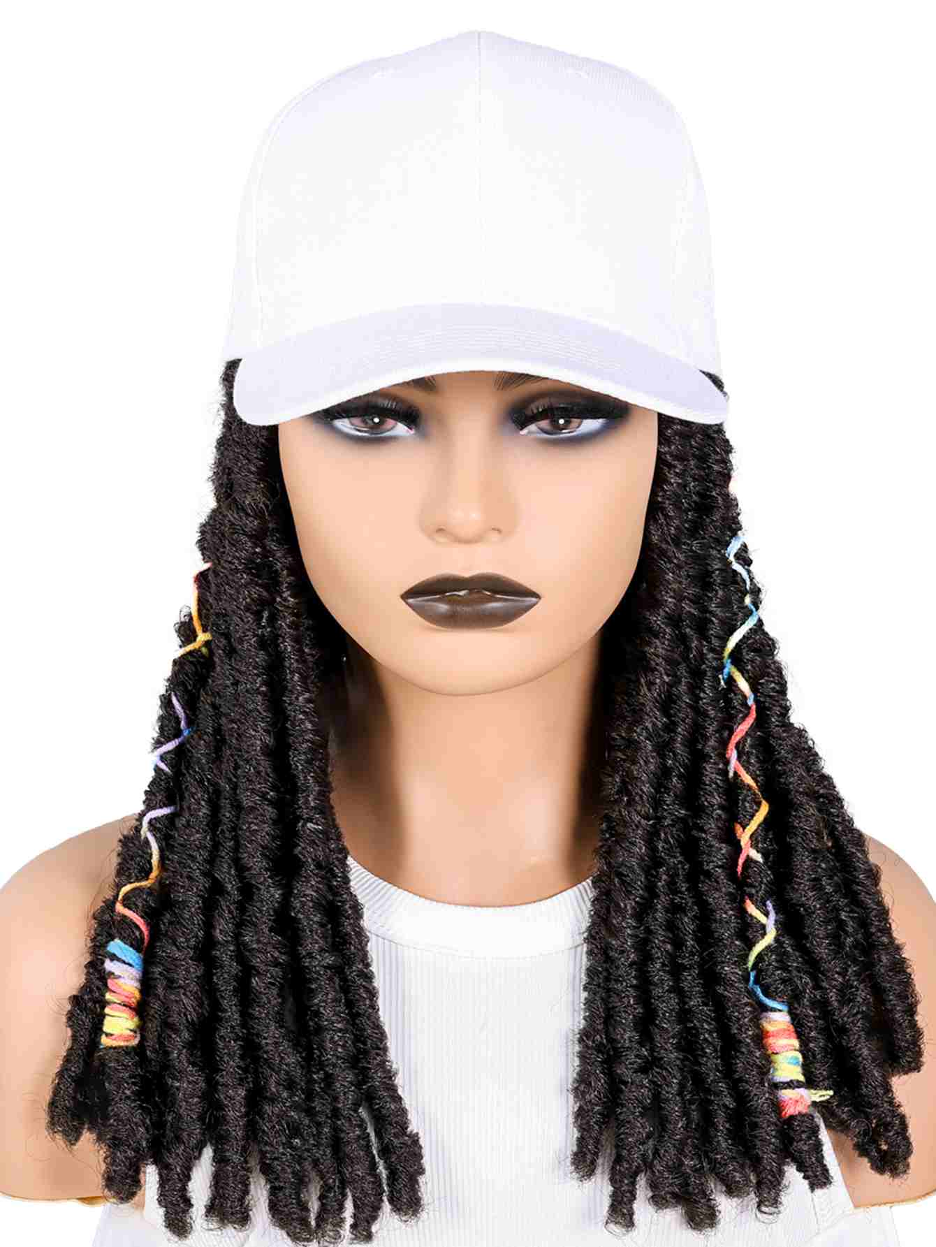 Colorful Braid Hat Wig – Festival-Ready, Beginner-Friendly, Factory Price