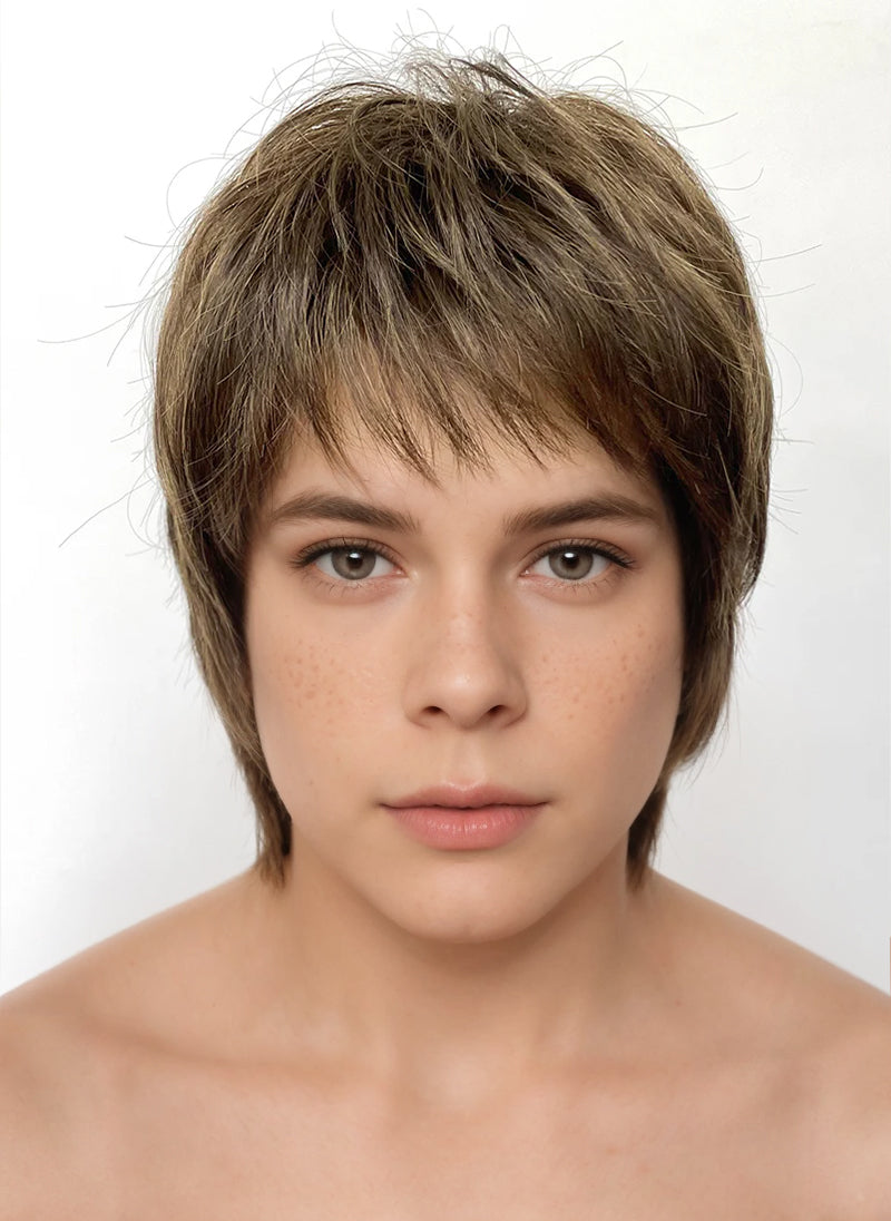 Stranger Things Jonathan Byers Brown Straight Synthetic Men's Wig