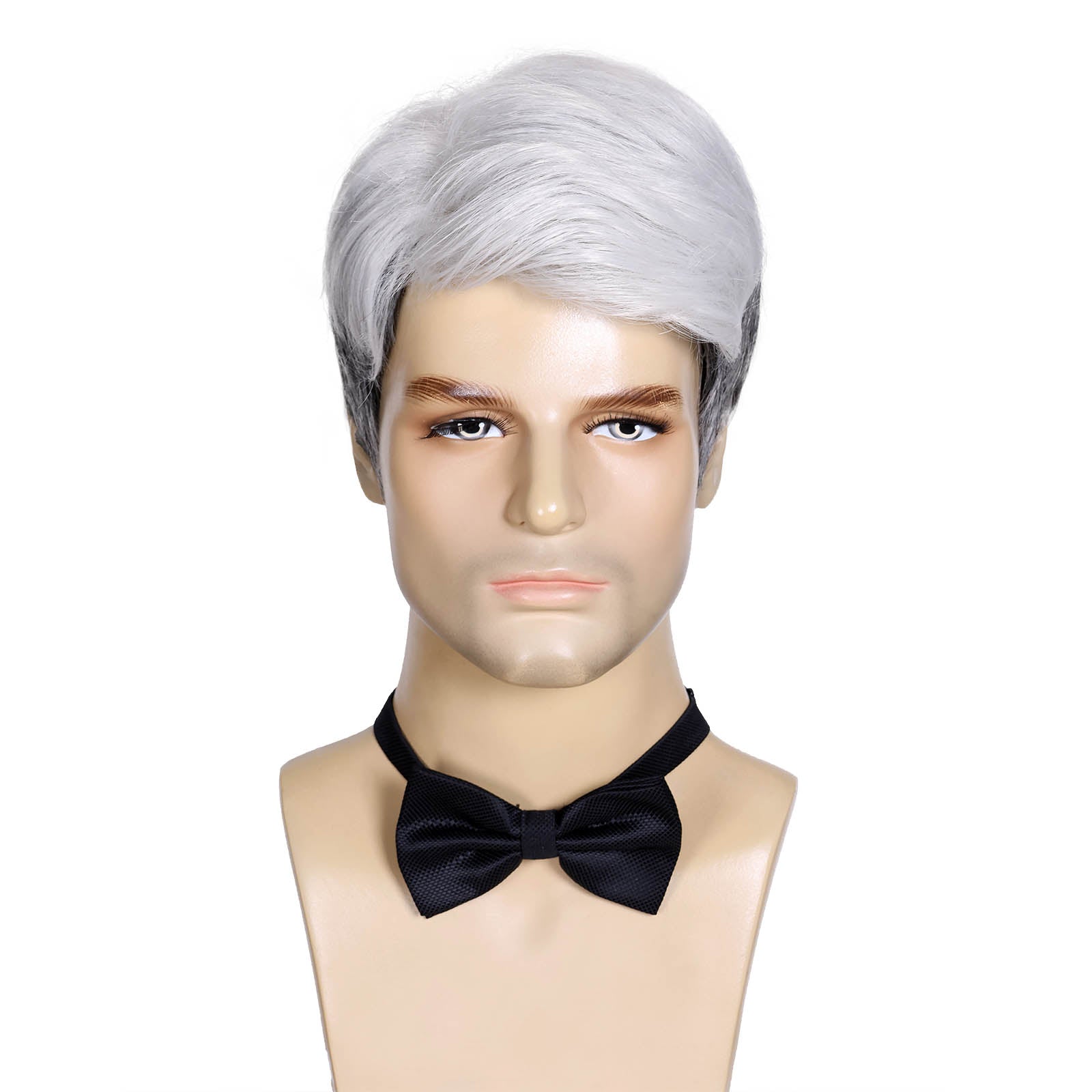 Everyday Wear Men's Wig – Heat-Resistant Synthetic Fiber, Easy Styling