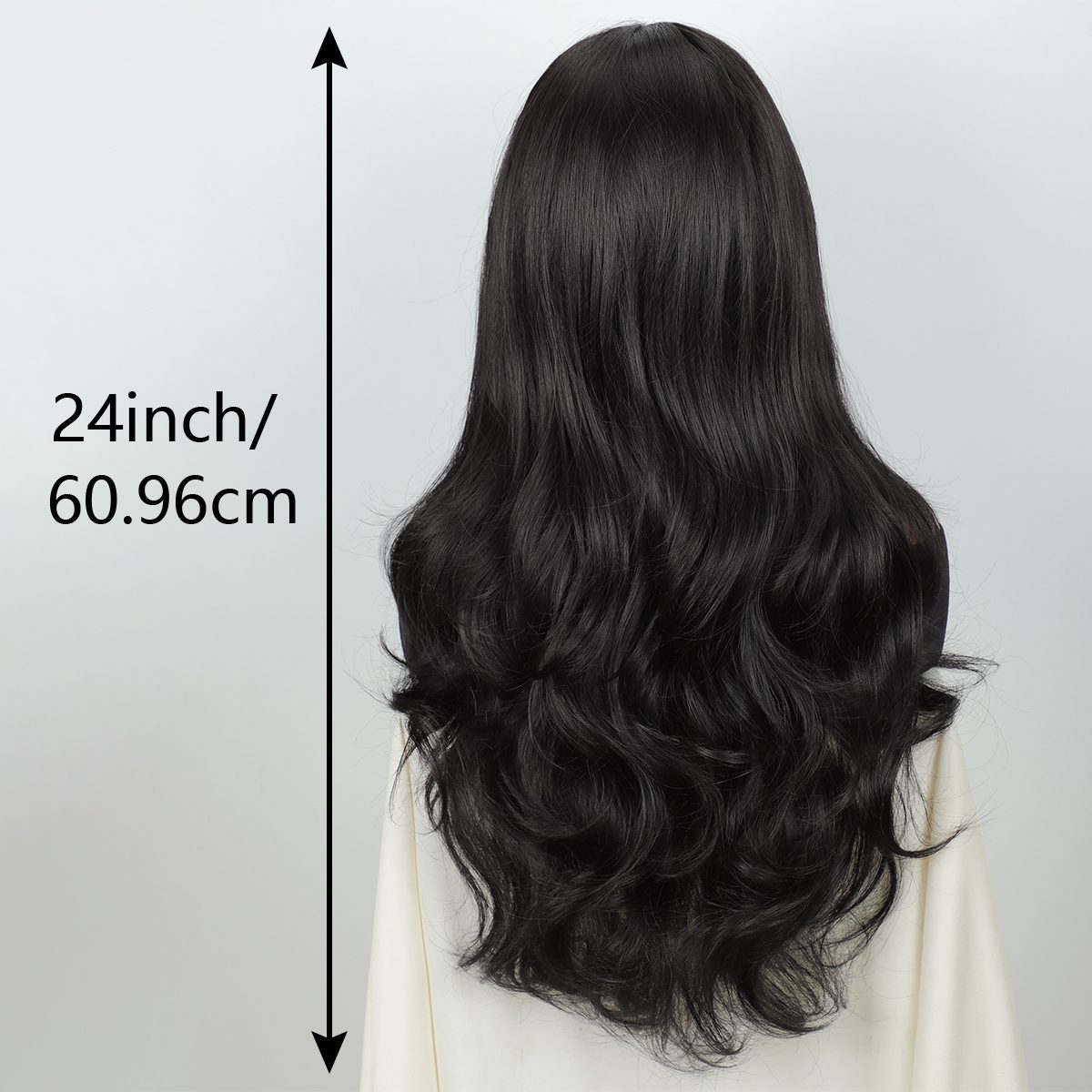 13*6 Fluffy, heat - resistant synthetic realistic hair HD Lace Front Super Long body wave strands multiple colors to choose from