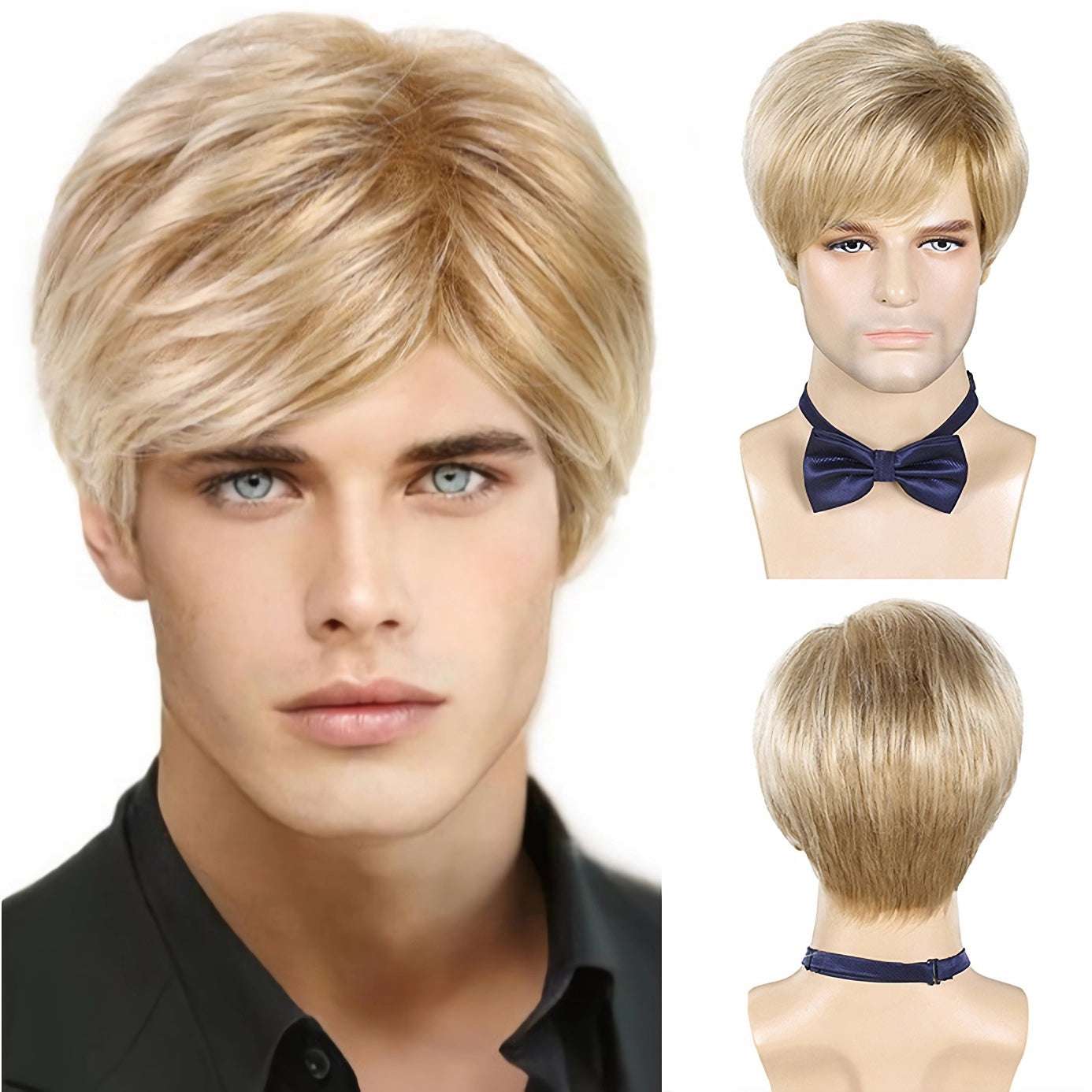 Top-Rated Men's Wig – Heat-Resistant Material, Customer Favorites