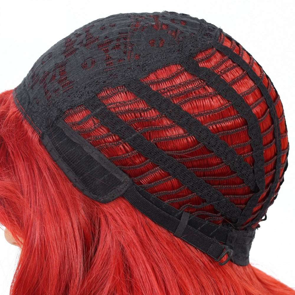 Cosplay wig of Red, the female lead in the movie Disney Descendants 4: The Rise of Red