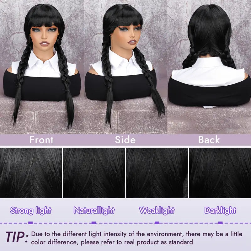 Halloween Braids, Wednesdays Costume, Wednesday Addams Party Favors, Wednesday Things